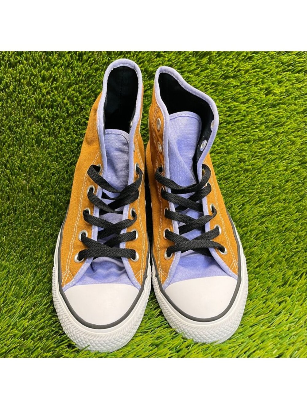 Converse Chuck Taylor All Star Womens Size 8 Gold Palm Athletic Shoes Sneakers - Picture 5 of 9